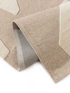 พรมปูพื้นขนสัตว์แบบถักด้วยมือพรมทอลายเรขาคณิตสำหรับห้องนั่งเล่น - Product Image 3