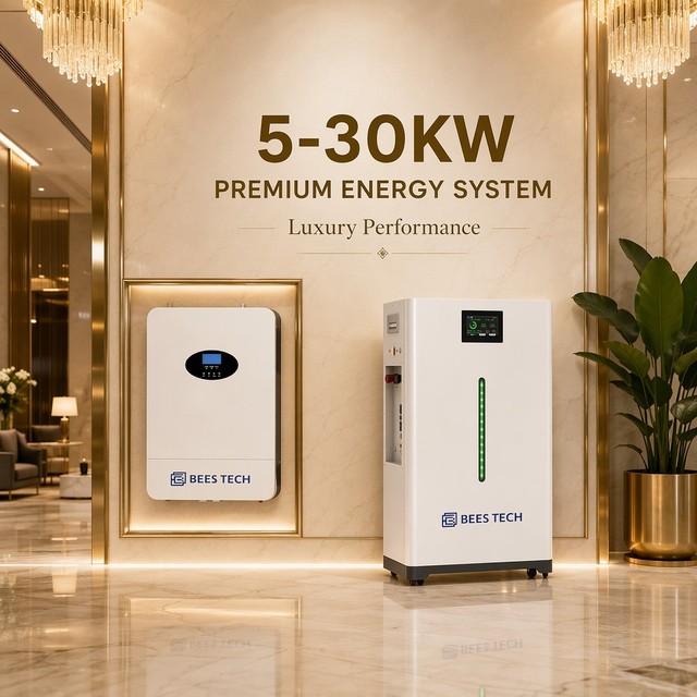 Hybrid Solar Inverter System 5KW 10KW 20KW 30KW 48V 51.2V Lifepo4 Battery Storage Complete Off-Grid Home Panel Kit