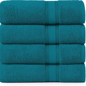 ผ้าขนหนูอาบน้ำผ้าฝ้ายออร์แกนิกทออย่างหรูหราจากอินเดีย แห้งเร็ว เป็นมิตรกับสิ่งแวดล้อม มีสไตล์ สีสันปรับแต่งได้ ผ้าขนหนูชายหาด - Product Image 3