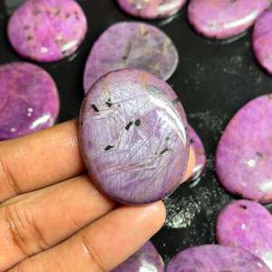 Hermosa estrella zoisita rubí cabujón piedra preciosa verde Natural de forma de mezcla hecha a mano para la fabricación de joyas y venta al por mayor - Product Image 5