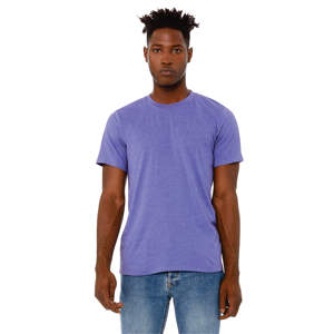 Airlume – T-Shirt à manches courtes en 52% coton peigné et anneau, 48% Poly 32 simple 4.2 oz en Lapis de bruyère unisexe CVC - Product Image 1