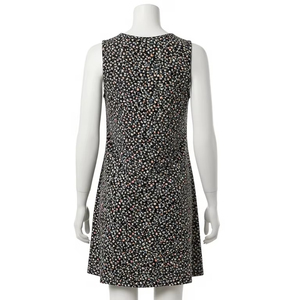 Robe décontractée sans manches à imprimé numérique écologique en polyester respirant et léger pour femmes, tenue d'été pour la plage et le quotidien - Product Image 4