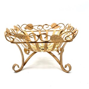 Bol à fruits en laiton bol à fruits en laiton au design unique le plus vendu avec décoration de table à 3 pneus - Product Image 4