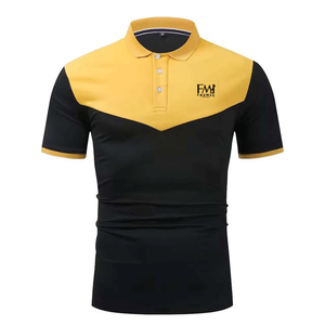 Cómodo 100% algodón para hombres, camisetas de polo, camisetas lisas de verano personalizables con logotipo de marca, tela de lona comprimida - Product Image 1