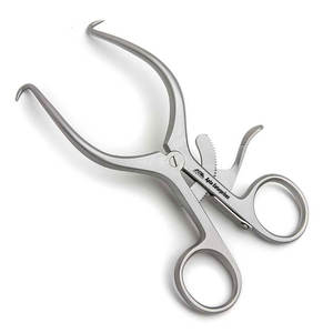 Rétracteur manuel Gelpi pour une rétraction tissulaire sécurisée en chirurgie pelvienne, instrument chirurgical durable en acier inoxydable auto-serrant - Product Image 1