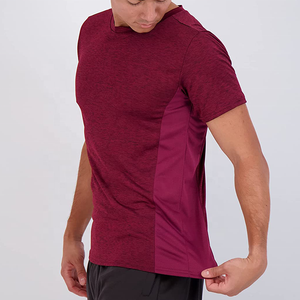 T-shirt à manches courtes pour homme avec poche, 100% polyester, logo personnalisé, séchage rapide, tissu 220g, haute qualité, t-shirts de mode streetwear - Product Image 2