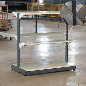 Étagère d'épicerie de rayonnage d'affichage de supports de supermarché en métal détachable moderne avec l'assemblage facile-OEM accepté - Product Image 1