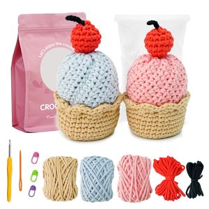 Kit de Ganchillo para <span class=keywords><strong>Principiantes</strong></span>, Agujas de Ganchillo para Amigurumi, Kit de Costura para Muñecas, Kit de Tejido con Hilos para <span class=keywords><strong>Principiantes</strong></span> y Adultos - Product Image 6