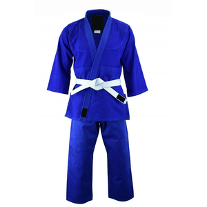 Ukuran pelanggan USA/CA warna biru seni bela diri nyaman Judo Gi seragam biasa Bjj gi, dibuat khusus Bjj gi