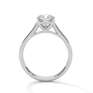 Anillo Solitario de Moissanita con Corte Cojín de 2.0ct, Plata de Ley 925, Clásico Anillo de Compromiso - Product Image 4