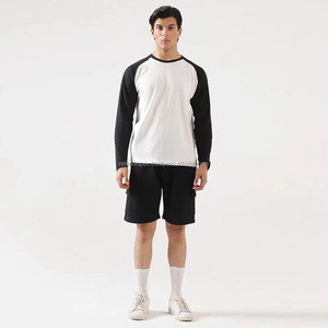 T-shirt Homme REHEXIMPEX 2026 en Tissu Oxford 100% Coton, Manches Raglan, Col Rond, Coupe Slim, Vintage, Respirant, Personnalisable sur le Devant - Product Image 5