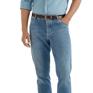 กางเกงยีนส์ทรงหลวมคุณภาพสูงสำหรับผู้ชายและผู้หญิงชุดสตรีทแบบสั่งทำพร้อมเทคนิคการซักสำหรับฤดูใบไม้ร่วงและฤดูหนาว - Product Image 3