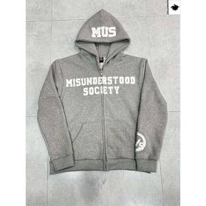 Sweat à capuche 100% coton imprimé de luxe pour hommes, pull Streetwear surdimensionné lourd pour l'hiver - Product Image 1