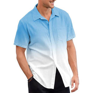 เสื้อยืดผ้าโพลีเอสเตอร์100% สำหรับผู้ชายเสื้อเชิ้ตลำลองสำหรับวันหยุดฤดูร้อนออกแบบได้ตามต้องการแบบผ้าถักตามมาตรฐานการระเหิด - Product Image 3