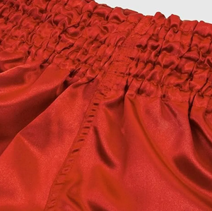 Short en Satin personnalisé de haute qualité MMA BJJ combat impression personnalisée maillot de boxe thaïlandais pour Boxer Muay Thai Arts martiaux porter - Product Image 3