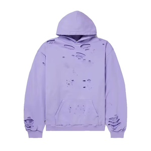 Sudadera con Capucha para Hombre, Informal, de Invierno, Corte Regular, 100% Algodón, Tejido de Punto, Logotipo Personalizado en la Parte Delantera, Antiarrugas, Transpirable, Tinte Liso - Product Image 3