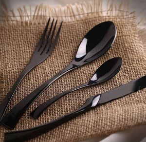 Cubiertos de metal de acabado mate con asas pesadas, ideales para el uso diario, juegos de cubiertos premium y herramientas recomendadas por el chef - Product Image 3