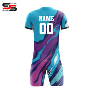 Uniforme de Fútbol de Verano con Estampado Digital, Personalizado, de Alta Calidad, 100% Poliéster, Transpirable, Conjunto de Camiseta de Fútbol para Equipo - Product Image 4