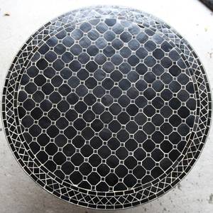 Table d'appoint en mosaïque éblouissante: Art irisé-Table basse bleue-Table d'appoint-Décor de salon-Cadeau - Product Image 1