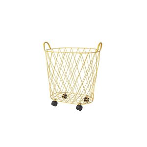 Panier à linge en fer spacieux pour les chambres familiales, aide à organiser facilement les vêtements, les serviettes et la literie - Product Image 1