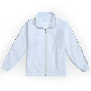 Cortavientos de invierno impermeables de alta calidad para mujer, chaqueta con capucha y media cremallera, diseño de impresión de transferencia en caliente, patrón de bolsillo - Product Image 4