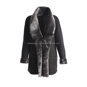 Abrigo de Piel de Oveja Marrón para Mujer, Modelo 2026, Venta Caliente OEM, 100% Alta Calidad, Tallas Grandes, MOQ Bajo, Abrigos de Moda de Invierno - Product Image 3