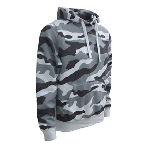 Vêtement d'extérieur en polaire chaud d'hiver, motif camouflage, confortable, élégant, tendance streetwear, tissu doux, design décontracté, uni, teinture unie, 100% coton - Product Image 6