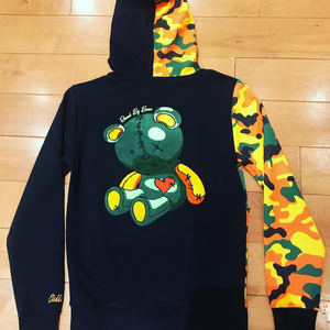 Conjunto Deportivo de Invierno con Capucha para Hombre, Personalizado con Logotipo, de Algodón, Informal, Transpirable, Cómodo, con Cordón Ajustable - Product Image 4