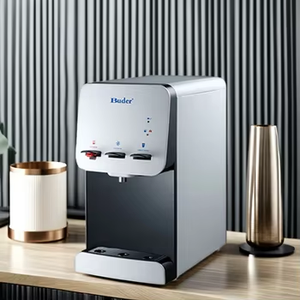 «Taiwan Buder» Desktop Water Dispenser Child Safety Lock Countertop Household Hotel Use <b>Plastic</b> Housing Hot Cold Water - Product Image 1