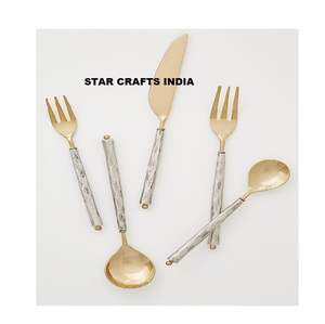 Wholesale Silver-Finished <b>Stainless</b> <b>Steel</b> <b>Cutlery</b> Set for Western Dinner for Weddings Back to School Restaurant Quality Flatware - Product Image 6
