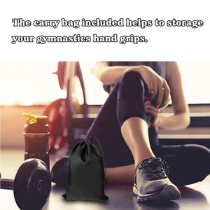 Poignée de gymnastique vente en gros personnalisée en cuir trou Plam protecteur entraîneur tirer vers le haut en cuir PU poignées haltérophilie - Product Image 5