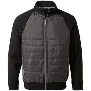 Chaqueta acolchada de bombardero para hombre, calidad personalizada con cuello ajustable, chaqueta con capucha de burbuja acolchada de manga larga - Product Image 1