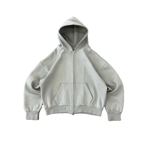 Men Color Block Hoodie Dark Blue <b>Plus</b> 600gsm Thick Hoodie Blank Different Color Heavy Hoodie <b>Sweater</b> Wholesale - Product Image 4