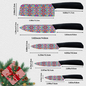 Cuchillo de Chef con Hoja de Cerámica Pequeña y Mango de Plástico, Personalizado para Uso Doméstico, Venta Directa de Fábrica, Artesanía de Alta Calidad - Product Image 2