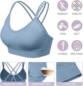 Sujetador deportivo de la mejor calidad, nuevo diseño, ropa de gimnasio transpirable para mujeres de talla grande incluida, fabricado en Pakistán - Product Image 6