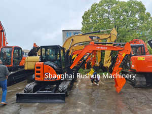 Buona prestazione a basso prezzo marca popolare giappone Made macchine edili di seconda mano Hitachi ZX55 idraulico cingolato escavatore - Product Image 2