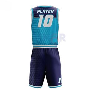 Conjuntos de uniformes de baloncesto de poliéster para hombre al por mayor, ropa deportiva de equipo deportivo de verano de talla grande, camisetas de baloncesto para adultos, pantalones cortos, camisetas de verano - Product Image 3