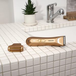 Recortadora de Pelo para Hombre Recargable por USB C de Doble Cabezal, Impermeable, con Estuche de Viaje y Cuchillas de Cerámica, Afeitadora Corporal para Zona Íntima - Product Image 2