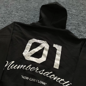 Premium Quality Sweatsuit Screen Printed Sweatsuit 100% Cotton Sweatsuit <b>Pullover</b> Zipper Hoodie And Stacked Pant Latest Design - Product Image 5