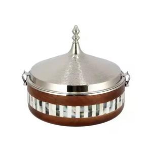 Réchaud à fondue en bois découpé au laser, qualité supérieure, fait à la main, casserole, best-seller, réchaud à nourriture en métal design - Product Image 3