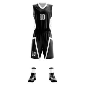 Venta al por mayor último diseño personalizado baloncesto Jersey uniforme reversible sublimación impresión entrenamiento camisetas transpirable EE. UU. - Product Image 5
