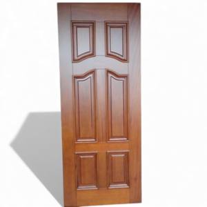 Puerta Interior de Madera de Caoba Maciza de Lujo, Seis Paneles, Acabado Pulido Natural, Personalizada para Dormitorio Residencial, Sala de Entrada, Otros Tipos de Madera - Product Image 1
