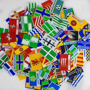 Realfitness Custom Size Casual Style Sew-on Embroidery Woven Iron-on Patches Country Map Name with City County Name All Season - Product Image 1