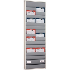 Desktop & <b>Drawer</b> Organizer 2-Row Workshop Planner H1757xW554xD76 Mm Grey by Eichner - Product Image 1