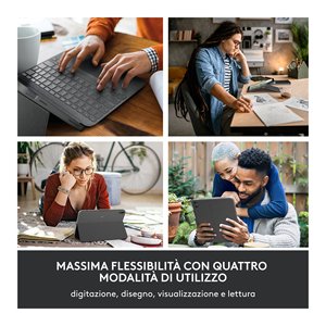 Funda con teclado para iPad 10.9 10ª generación COMBO TOUCH, color gris Oxford 920 011438 - Product Image 2