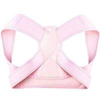 Correcteur de posture ajustable en polyester et coton pour le haut du dos, les épaules et la clavicule, pour adultes, avec logo/couleur personnalisables, vente en gros