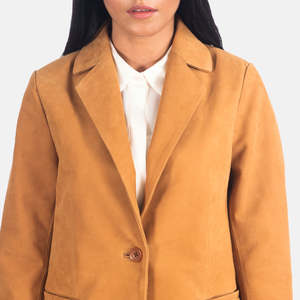 Blazer en nubuck pour femme Norma Brown - Product Image 6