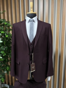 Calidad turca profesional viscosa y tela de poliéster hombres Elite traje boda novio y traje de negocios para hombres - Product Image 6