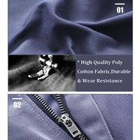 Pantalons de travail d'automne et d'hiver pour hommes Pantalons de mécanicien d'usine imperméables multi-poches pour les travailleurs