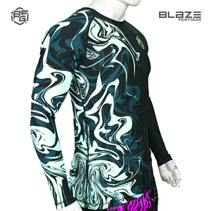Rashguard unisex de manga larga para MMA Grappling y entrenamiento de Jiu-Jitsu brasileño al por mayor para hombres y adultos - Product Image 3